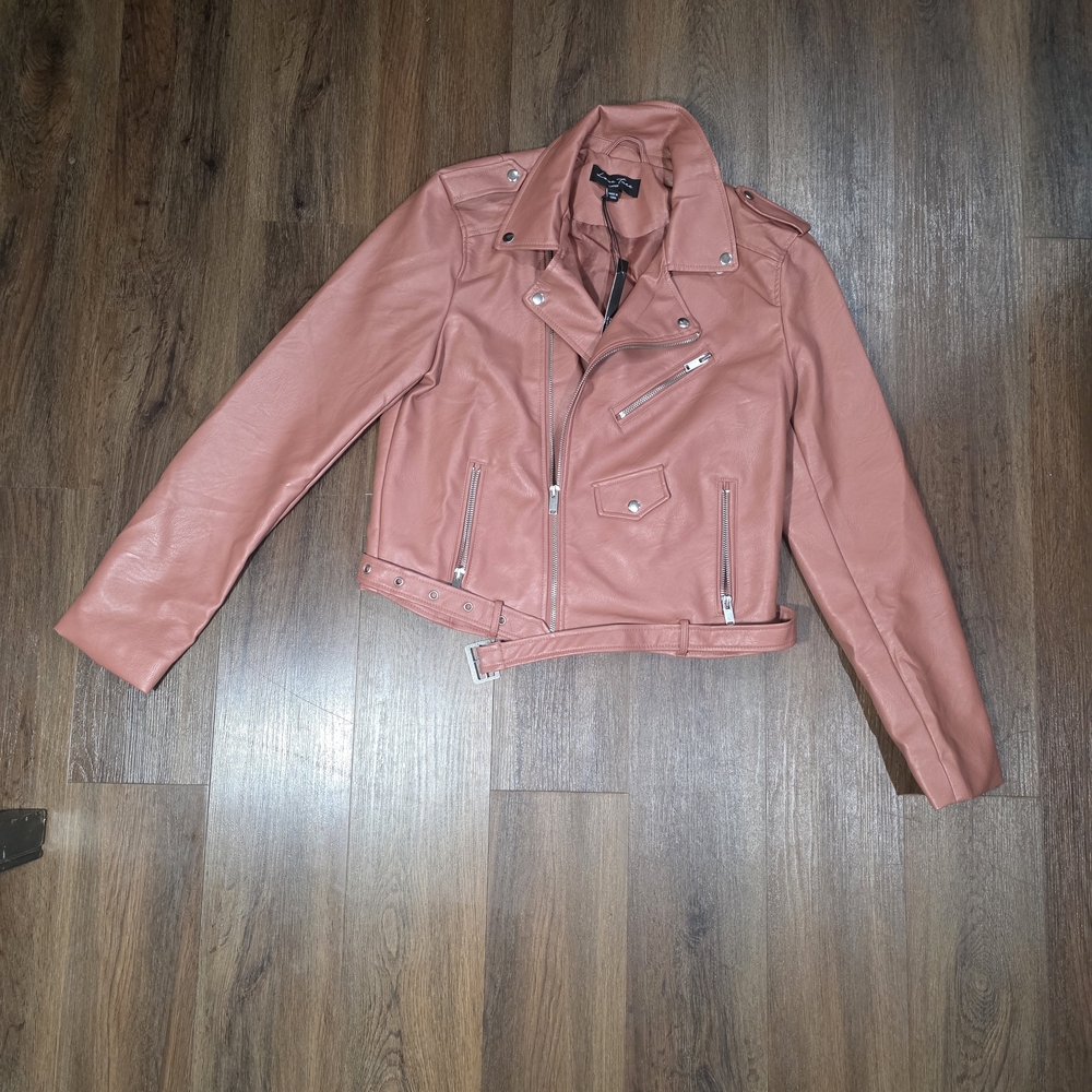 Love Tree Women's Mauve Leather Jacket